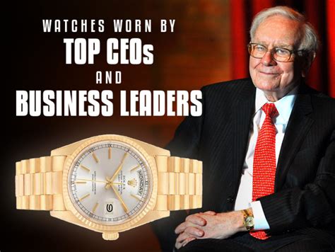 Watches Worn by Top CEOs and Business Leaders 